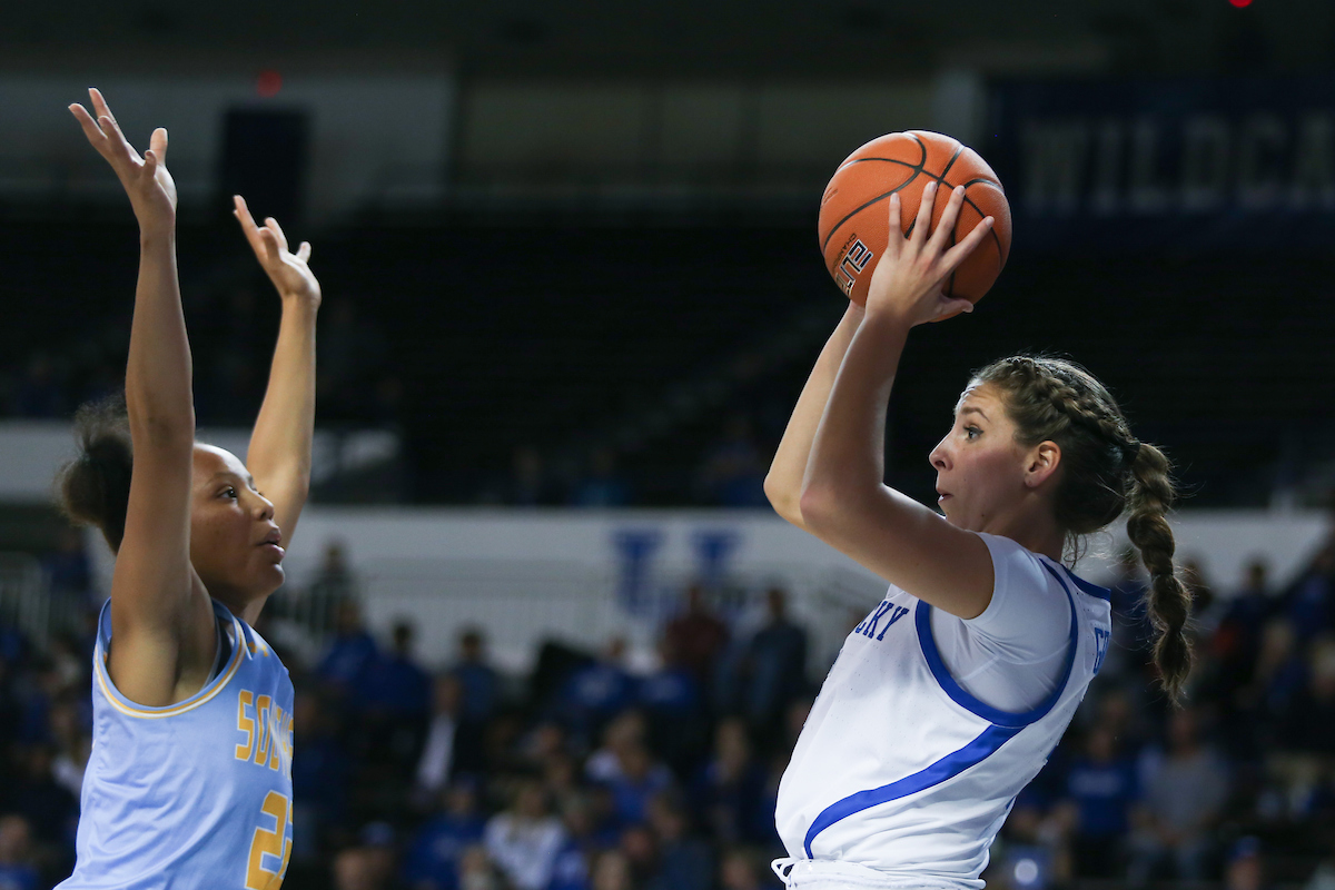 Blair Green.

UK women's basketball beat Southern 91-41.

Photo by Hannah Phillips | UK Athletics