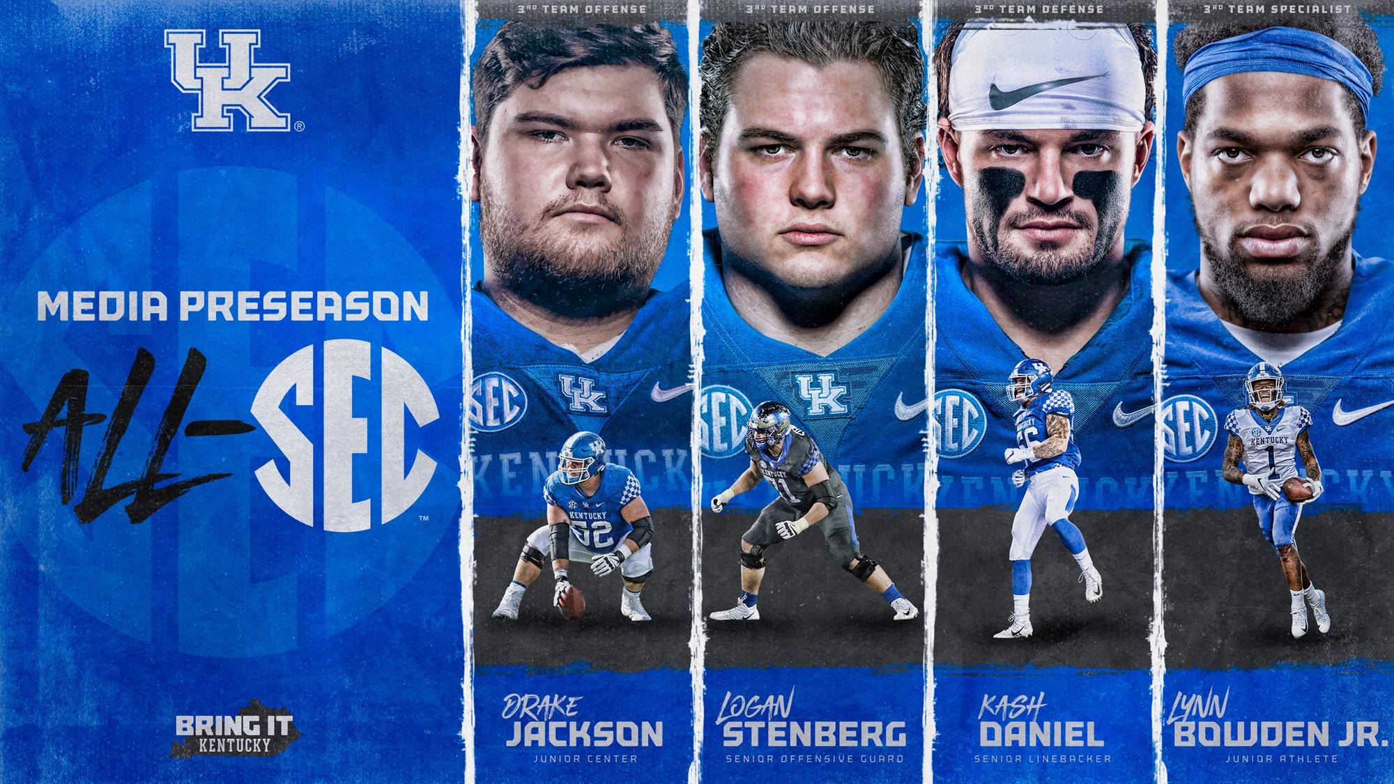 Four Wildcats Earn Preseason Media Days All-SEC Honors