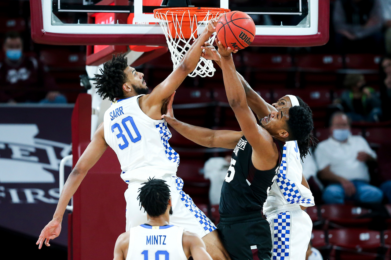 Olivier Sarr. Isaiah Jackson.

Kentucky beat Mississippi State 78-73 in Starkville.

Photo by Chet White | UK Athletics