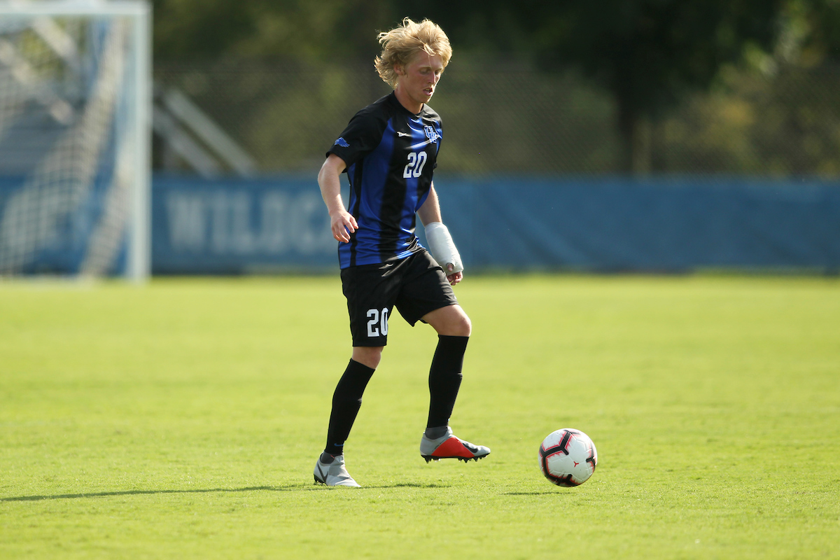 John Michael Bandy.

Kentucky men's soccer in action again S. Louis University in an exhibition match on Sunday, August 12th, 2018 at The Bell in Lexington, Ky.

Photo by Quinlan Ulysses Foster I UK Athletics