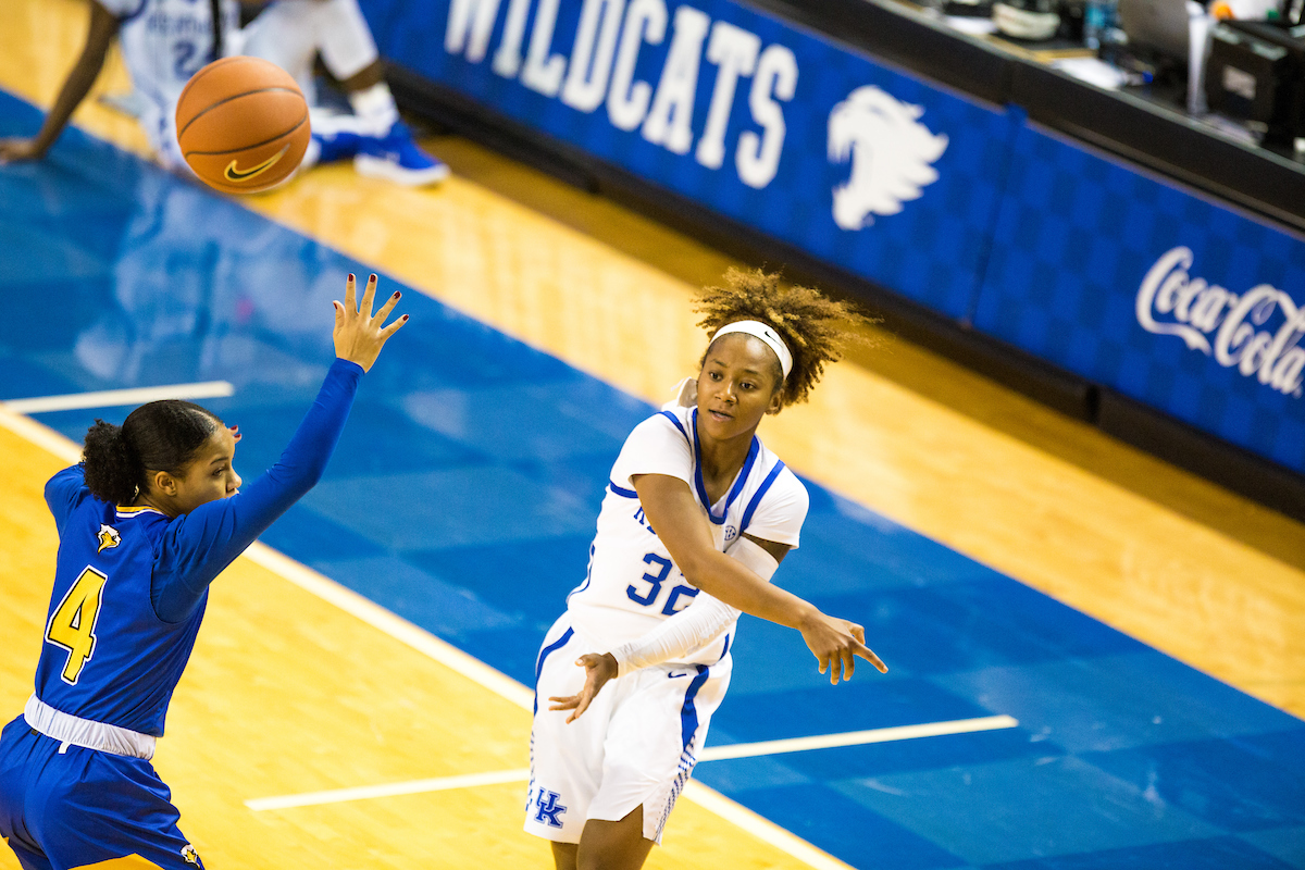 Jaida Roper

UK women's basketball beats Morehead State. 

Photo by Maddie Baker  | UK Athletics