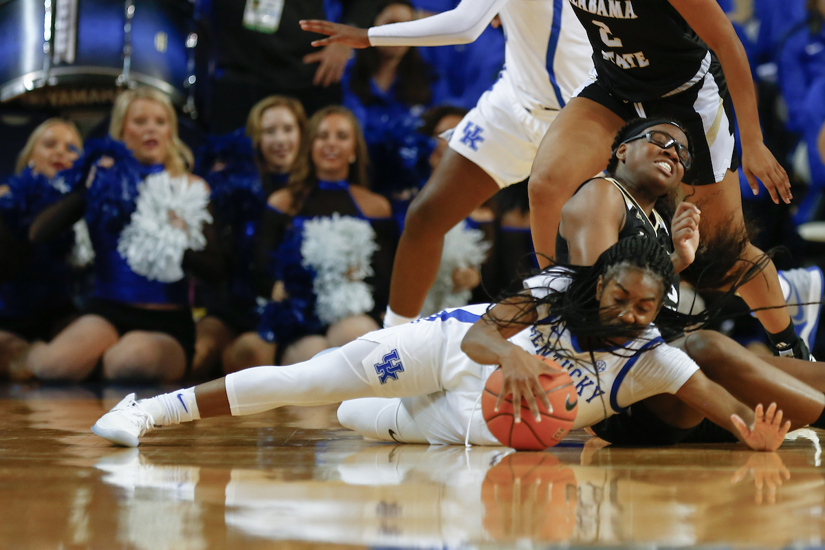 Taylor Murray

UK Women's Basketball beats Alabama State on Wednesday, November 7, 2018 .

Photo by Eddie Justice  | UK Athletics