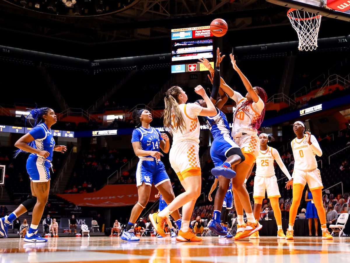 Rhyne Howard. 

Kentucky loses to Tennessee 70-53.

Photo by Eddie Justice | UK Athletics