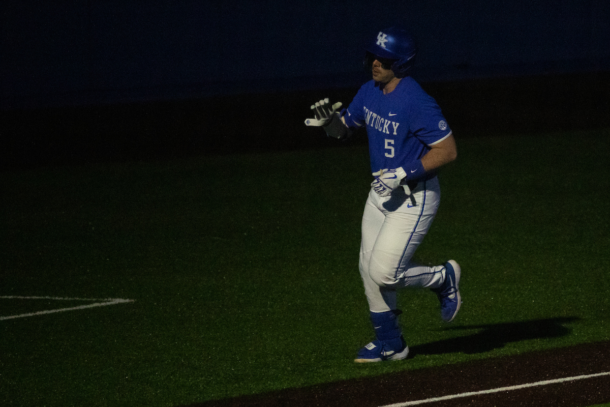 Kentucky Wildcats T.J. Collett (5)

Kentucky baseball defeats Xavier 16-3.

Photo by Mark Mahan | UK Athletics