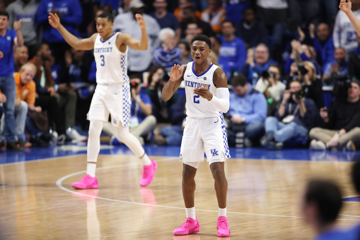 Ashton Hagans.

Kentucky beat Tennessee 86-69..

Photo by Quinn Foster | UK Athletics