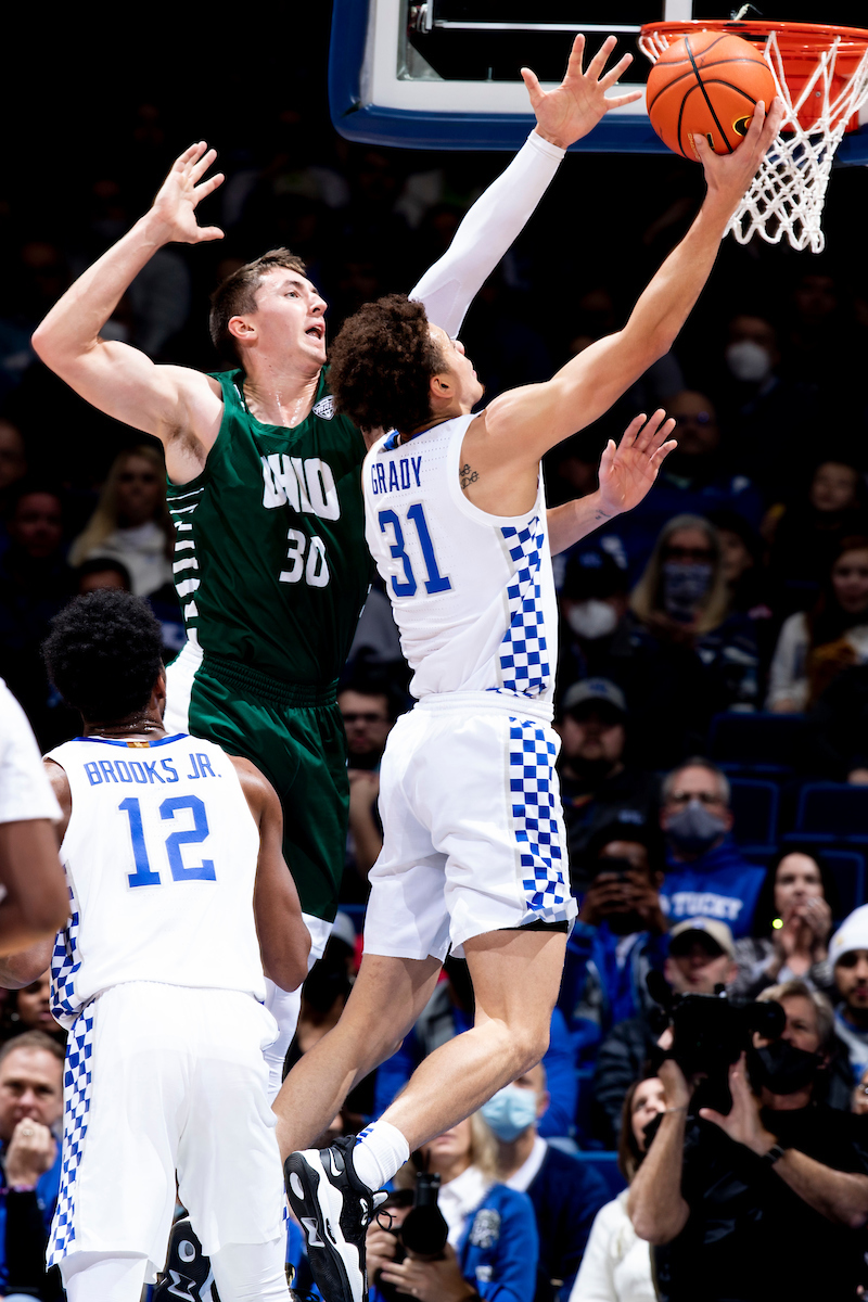 Kellan Grady.

Kentucky beat Ohio University 77-59.

Photos by Chet White | UK Athletics