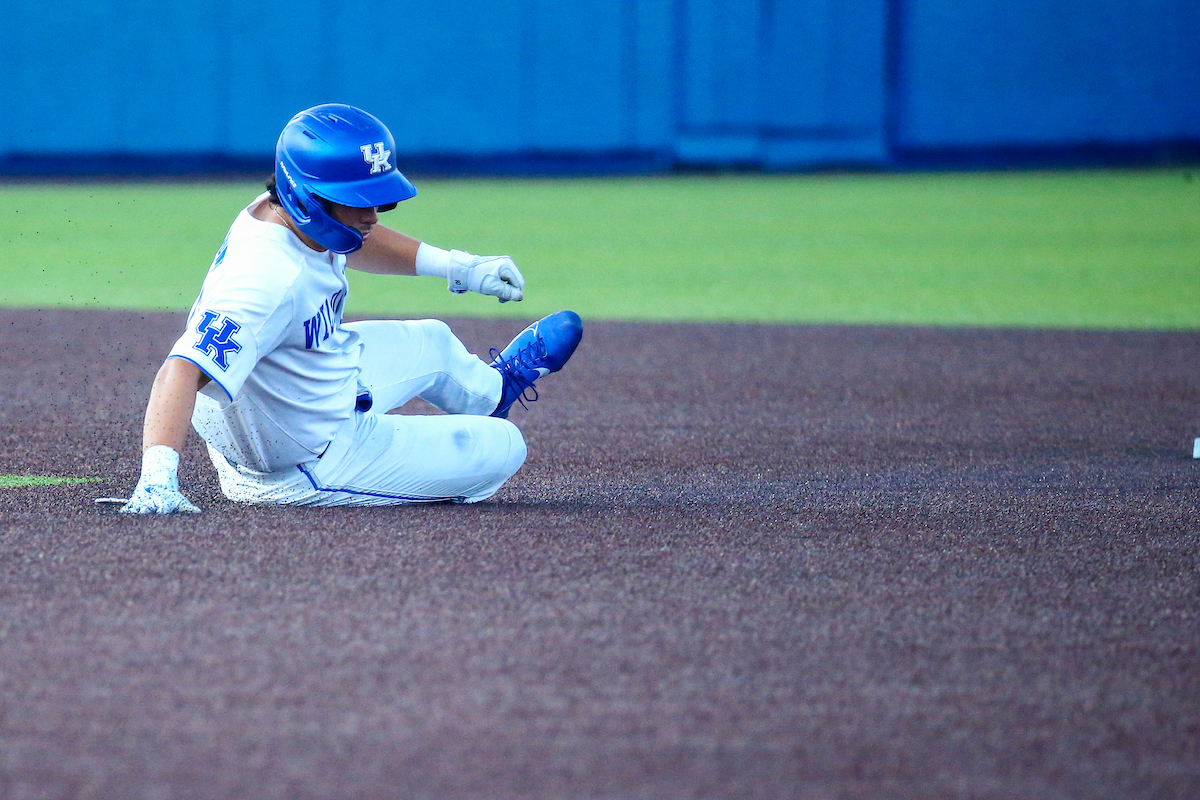Hunter Jump.

Kentucky loses to Auburn 3-6.

Photo by Sarah Caputi | UK Athletics