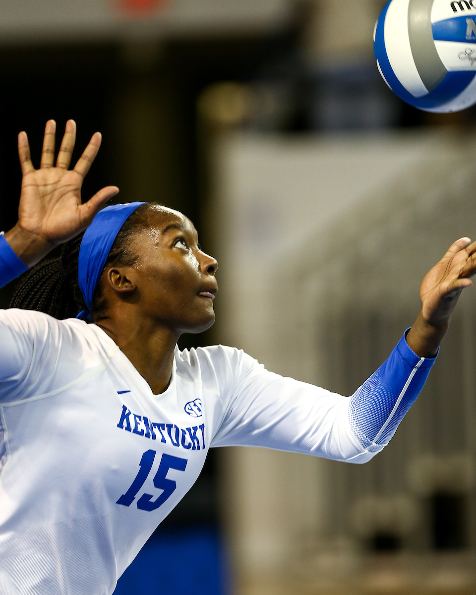 Azhani Tealer.

Kentucky sweeps UNI 3-0.

Photo by Abbey Cutrer | UK Athletics