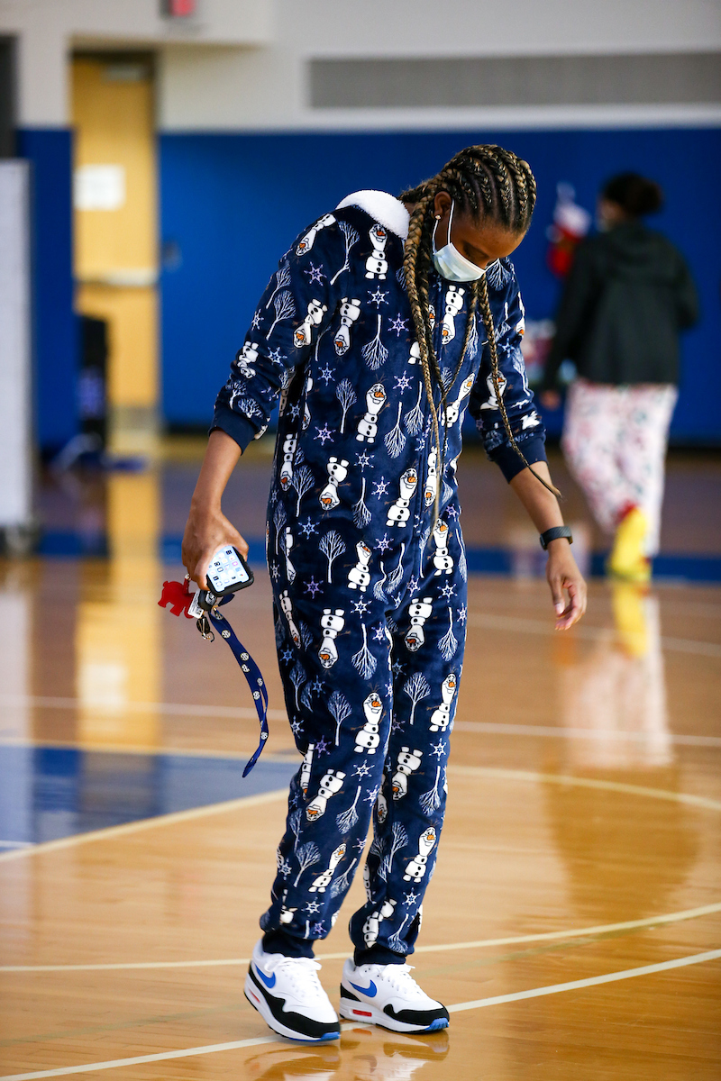 Niya Butts. 

Kentucky WBB Christmas Party.

Photo by Eddie Justice | UK Athletics