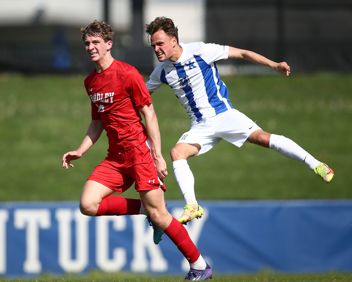 Nick Gutmann.

Kentucky loses to Bradley 2-1.

Photo by Grace Bradley | UK Athletics