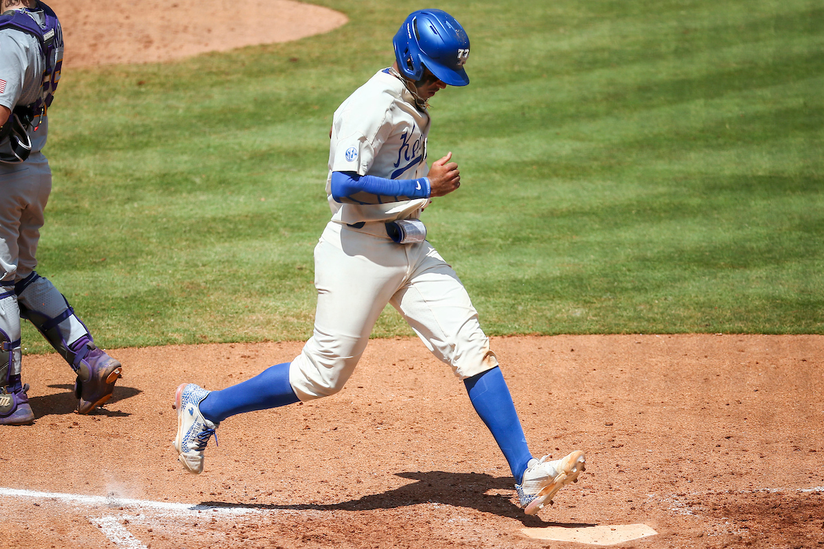 Devin Burkes.

Kentucky defeats LSU 7-2.

Photo by Sarah Caputi | UK Athletics