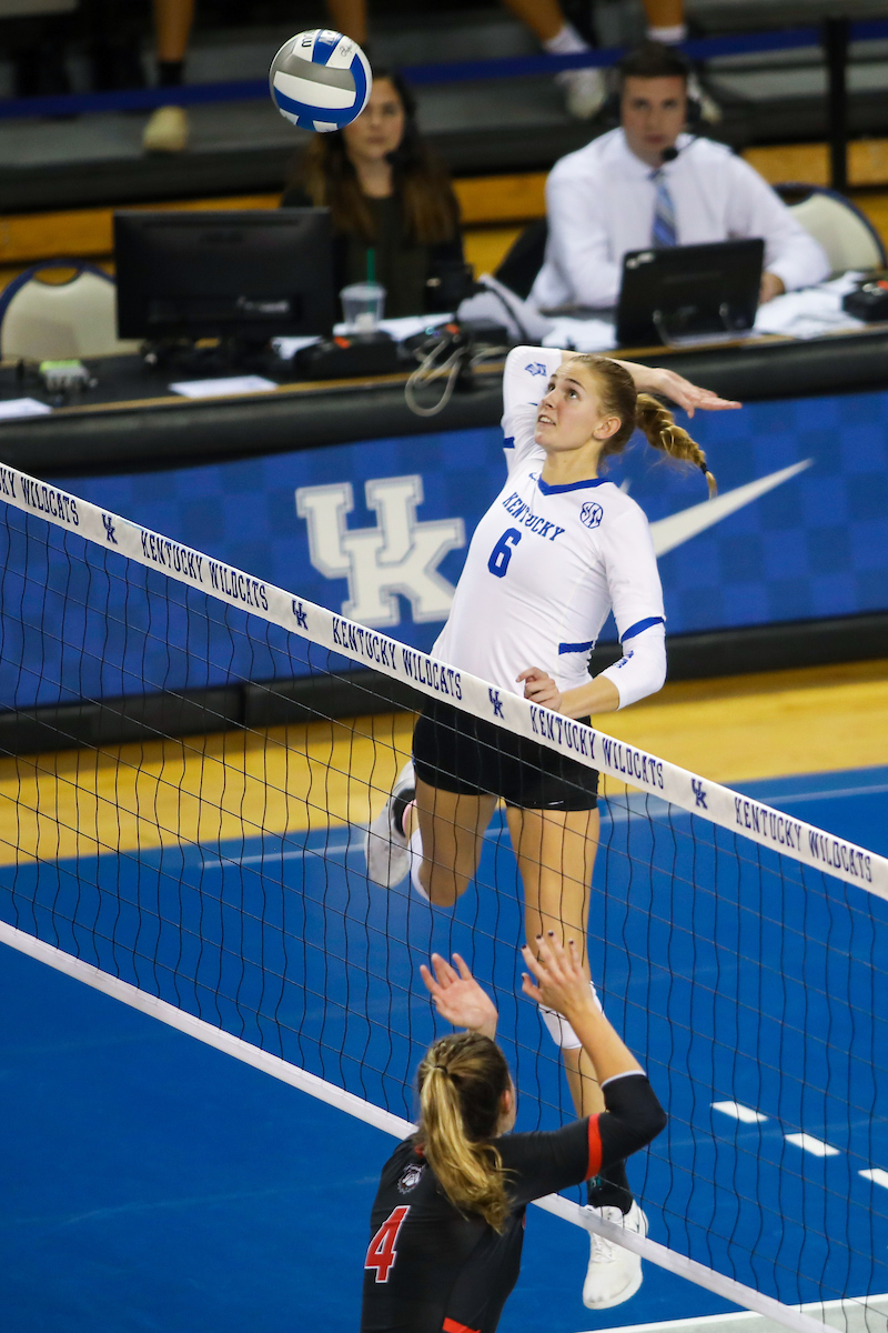 Kendyl Paris.

Kentucky falls to Georgia 2-3.

Photo by Sarah Caputi | UK Athletics