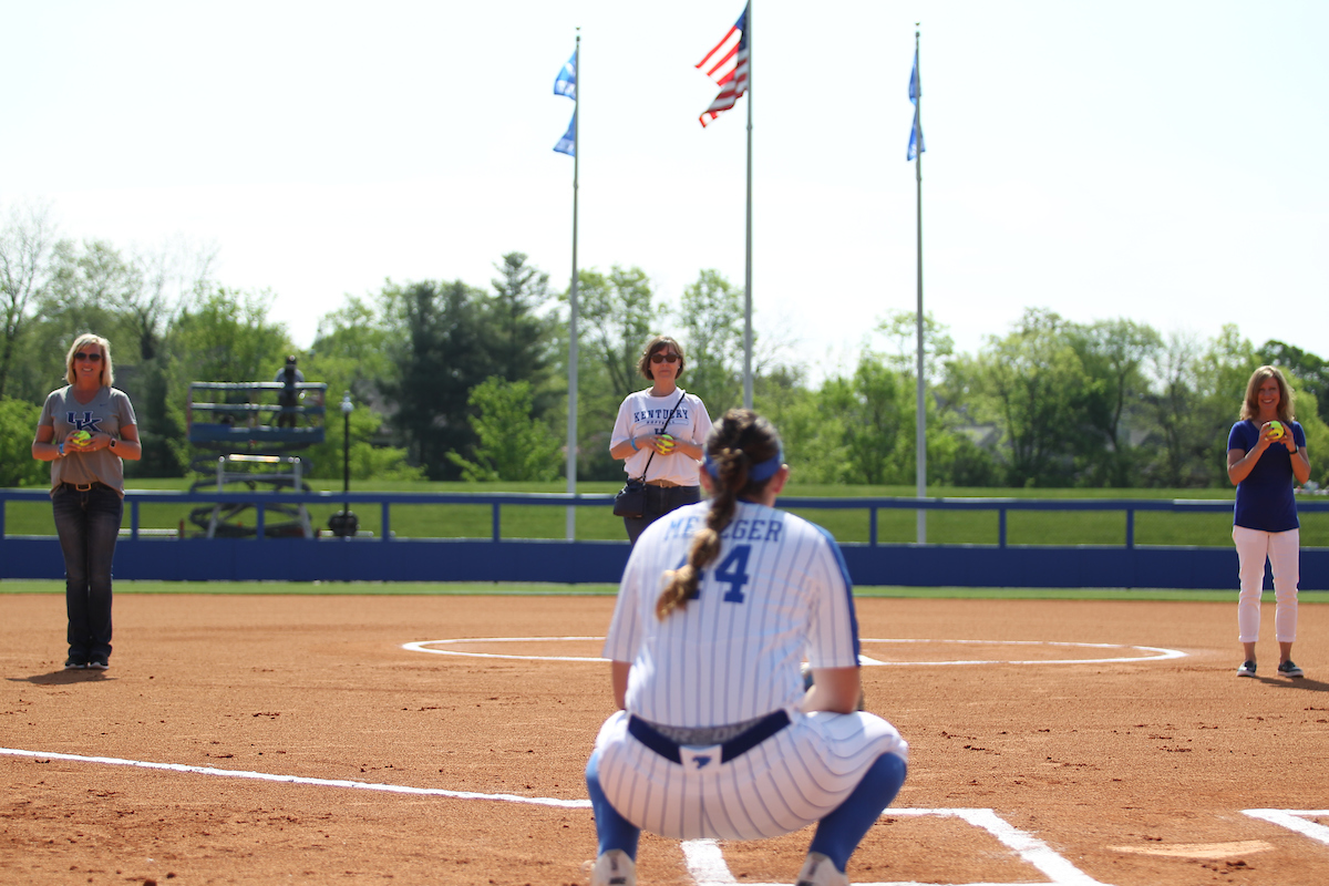 The University of Kentucky softball team during Game 1 against South Carolina for Senior Day on Sunday, May 6th, 2018 at John Cropp Stadium in Lexington, Ky.

Photo by Quinn Foster I UK Athletics