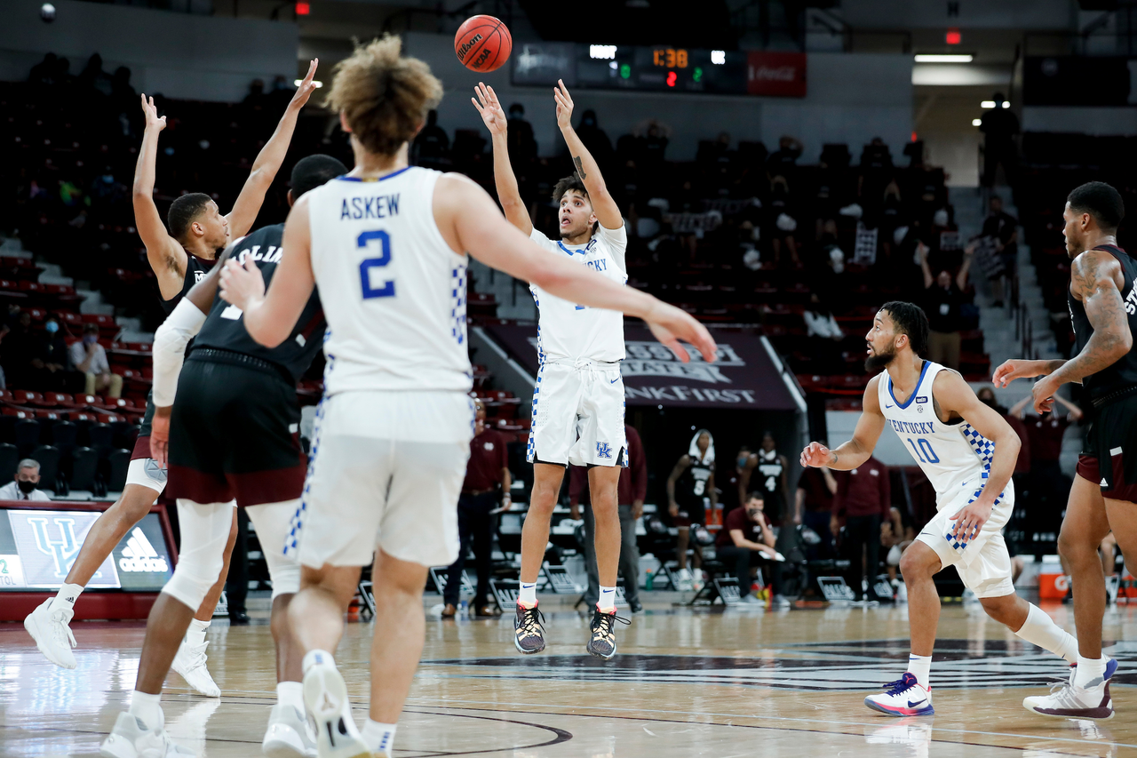 Dontaie Allen. Davion Mintz.

Kentucky beat Mississippi State 78-73 in Starkville.

Photo by Chet White | UK Athletics