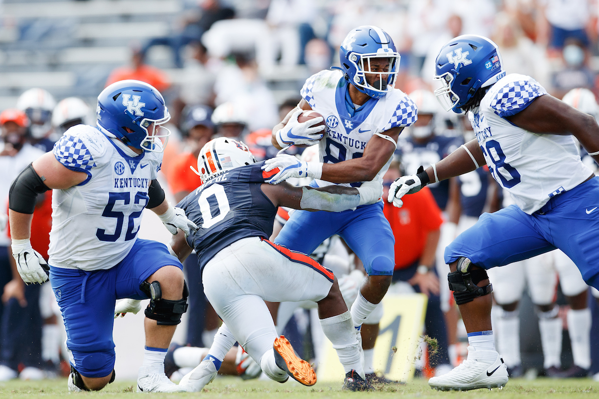 DeMarcus Harris.

Kentucky falls to Auburn, 13-29.

Photo by Elliott Hess | UK Athletics