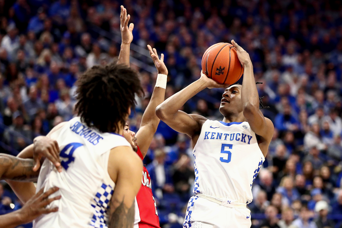 Immanuel Quickley.

UK beat Ole Miss 67-62.

Photo by Chet White | UK Athletics