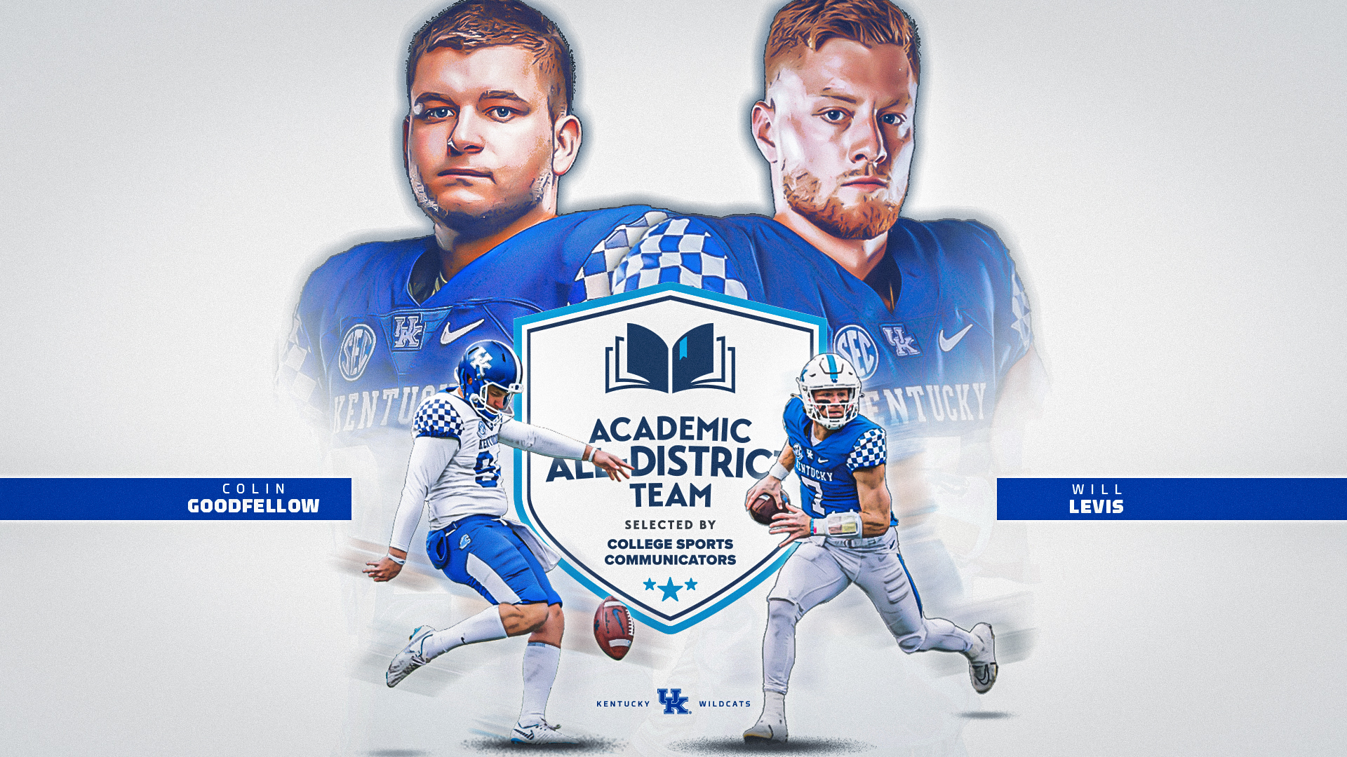 Will Levis, Colin Goodfellow Named to CSC Academic All-District Team