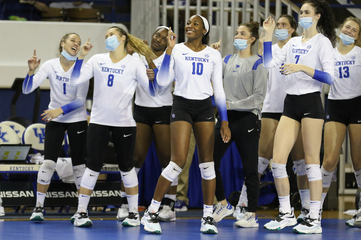 Reagan Rutherford.

Kentucky beats Mizzou 3 - 0.

Photo by Tommy Quarles | UK Athletics
