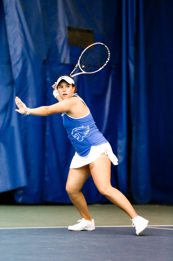 Alexis Merrill.

Kentucky women's tennis hosts Kennesaw State.

Photo by Isaac Janssen | UK Athletics