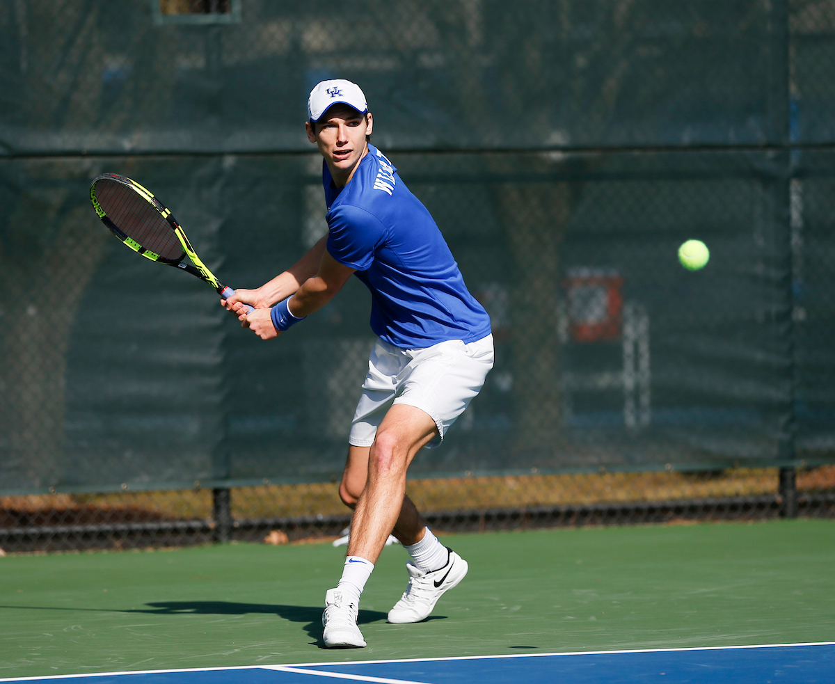 Cesar Bourgois.


The University of Kentucky Mens Tennis team takes on Virginia Mens Tennis 

Photo by Isaac Janssen | UK Athletics