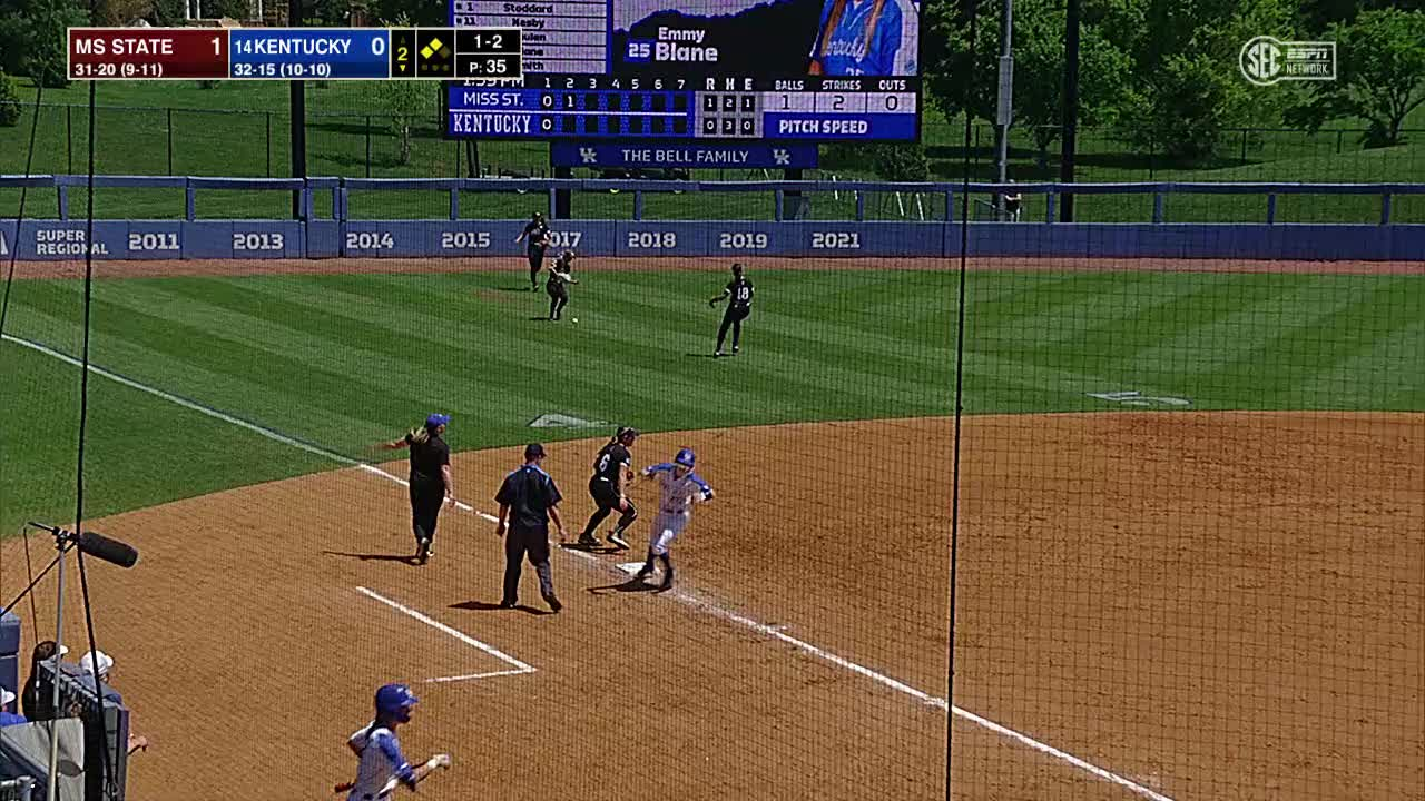 SOFT: Kentucky 9, Mississippi State 5