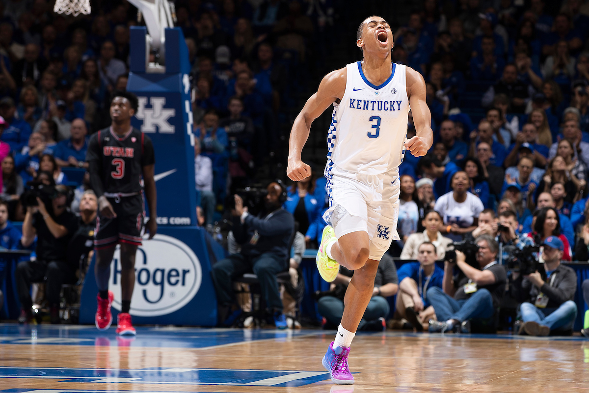 Keldon Johnson.

Kentucky beat Utah 88-61 on Saturday, December 15, 2018, in Lexington's Rupp Arena.

Photo by Chet White | UK Athletics