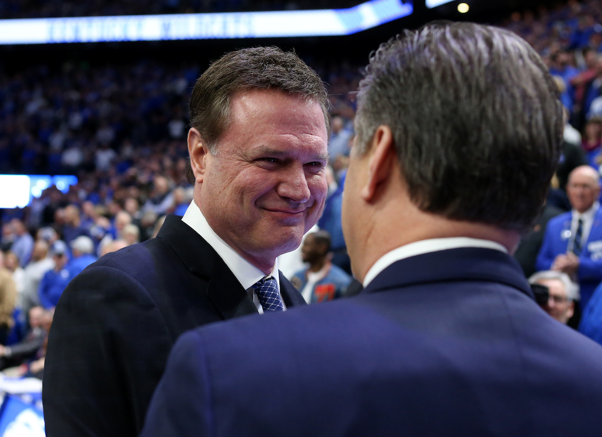 Bill Self.  

The UK men's basketball team beat Kansas 71-63 at Rupp Arena on Saturday, January 26, 2019.


Photo By Barry Westerman | UK Athletics