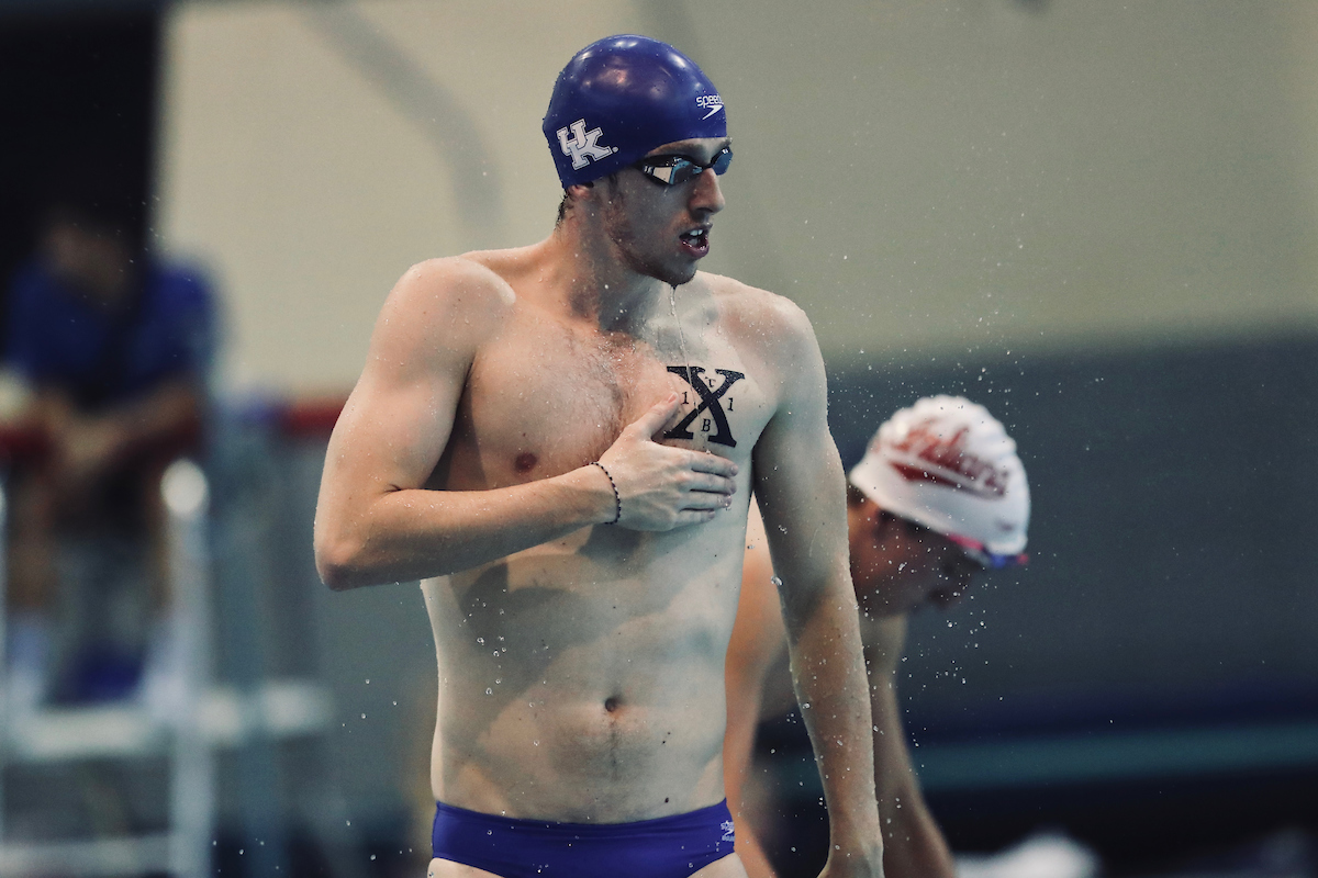 Hank Siefert.

Kentucky Swim & Dive vs. Indiana & Notre Dame.

Photo by Noah J. Richter | UK Athletics