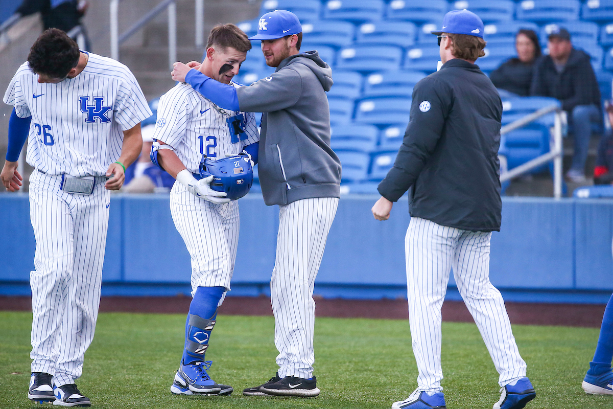 Chase Estep.

Kentucky defeats Dayton 12-1.

Photo by Sarah Caputi | UK Athletics