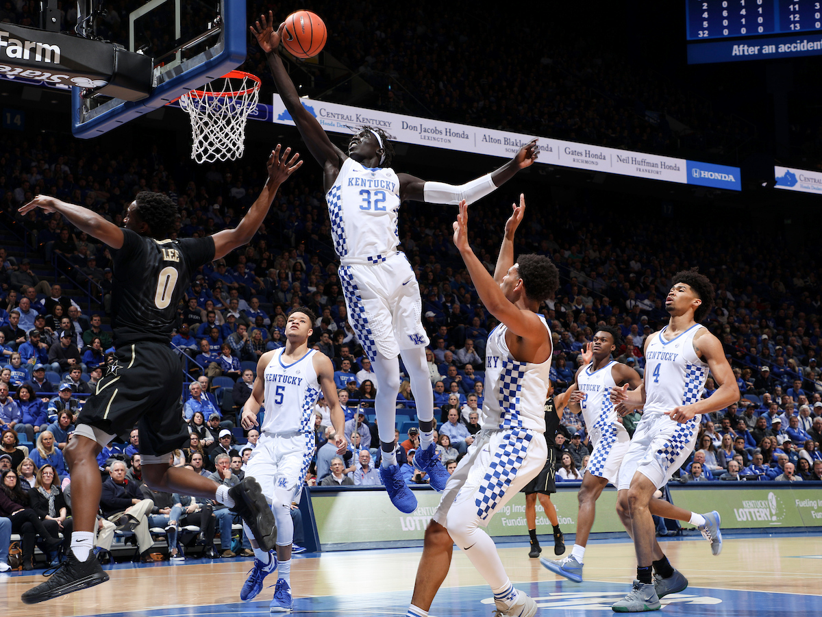 Wenyen Gabriel.

The University of Kentucky men's basketball team beats Vanderbilt 83-81 on Tuesday, January 30, 2018 at Rupp Arena in Lexington, Ky.

Photo by Elliott Hess | UK Athletics