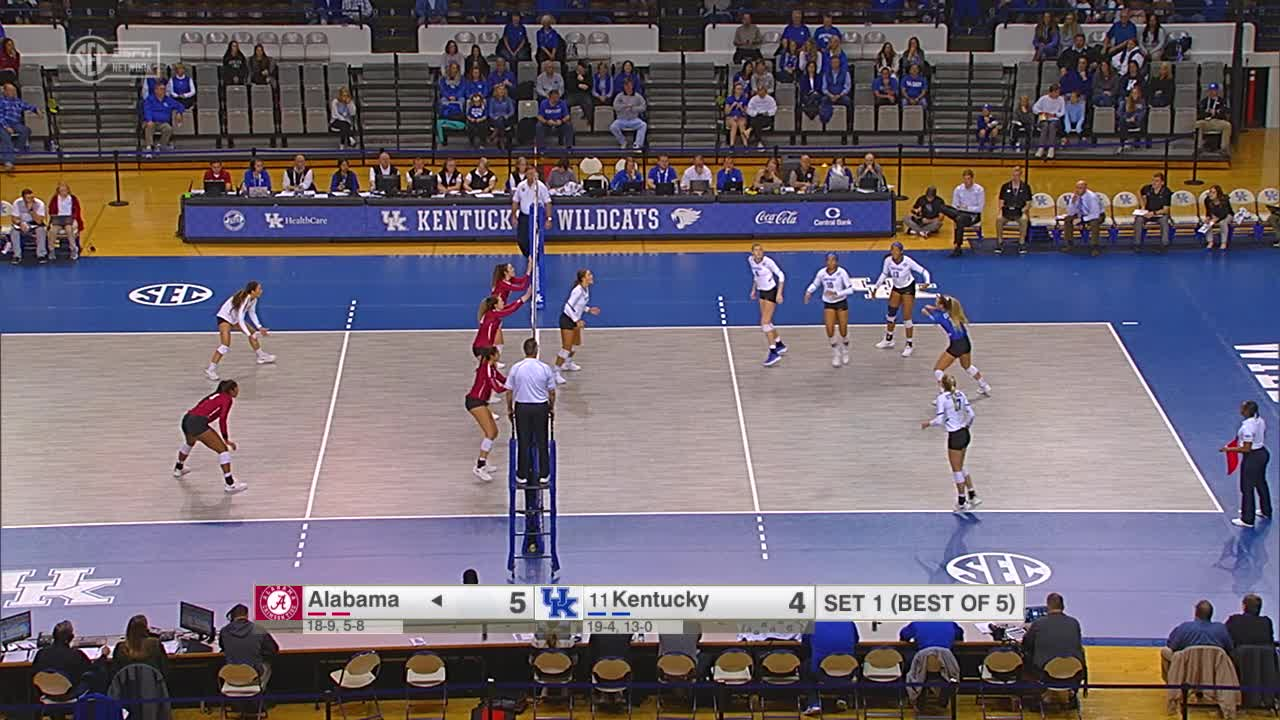 VB: Kentucky 3, Alabama 0
