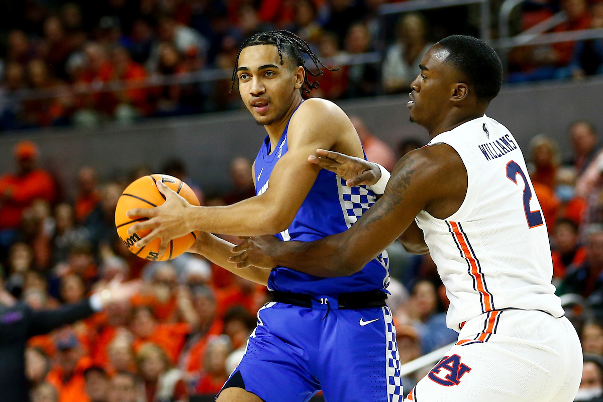 Jacob Toppin. 

Kentucky falls to Auburn 80-71. 

Photo By Barry Westerman | UK Athletics