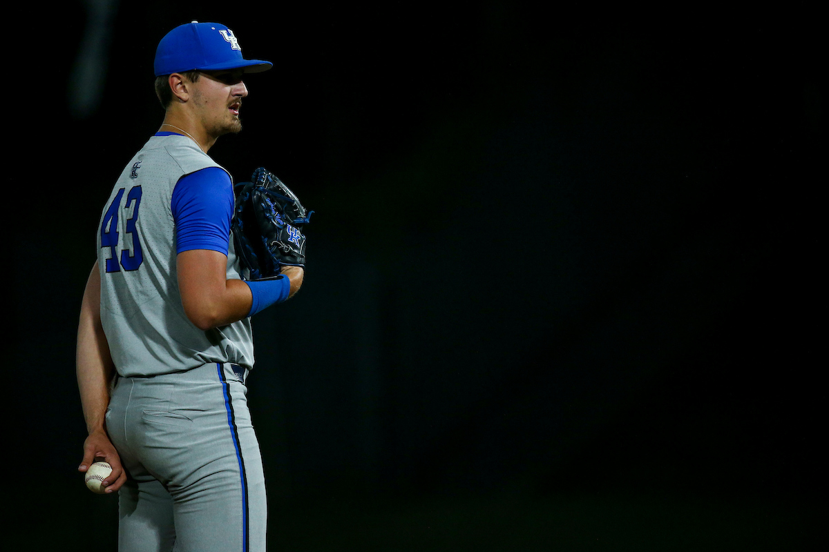 Jackson Nove.

Kentucky loses to LSU 6-11.

Photo by Sarah Caputi | UK Athletics