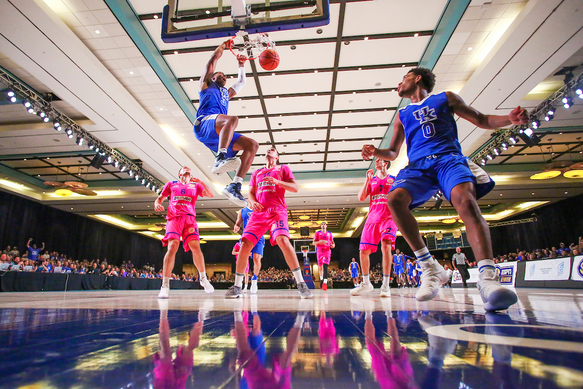 Keldon Johnson.

The University of Kentucky men's basketball team beat Serbia's Mega Bemax 100-64 at the Atlantis Imperial Arena in Paradise Island, Bahamas, on Saturday, August11, 2018.

Photo by Chet White | UK Athletics