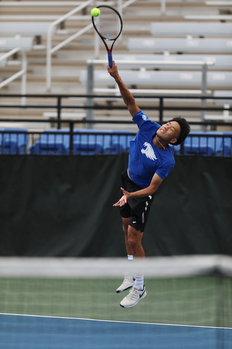 Ryo Matsumura.

University of Kentucky men's tennis vs. Georgia.

Photo by Quinn Foster | UK Athletics
