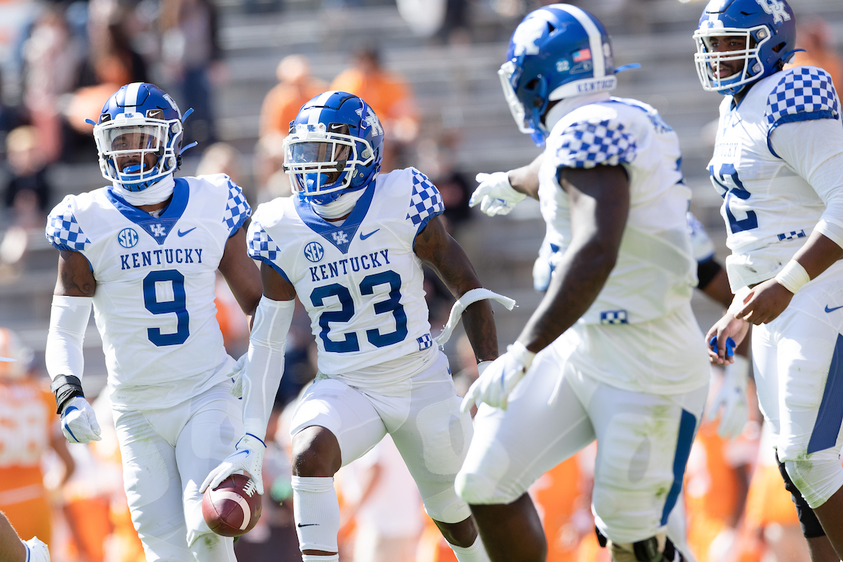 TYRELL AJIAN.

Kentucky beats Tennessee, 34-7.

Photo by Elliott Hess | UK Athletics