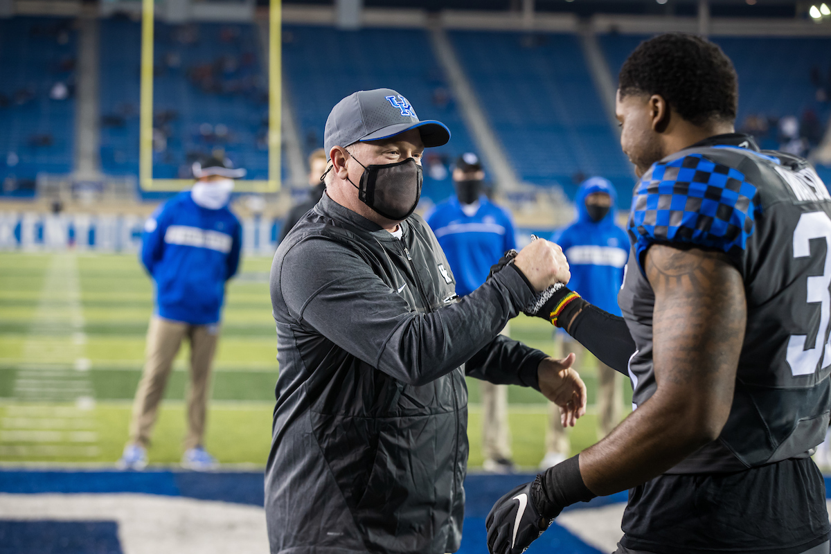 Mark Stoops & Boogie Watson

Kentucky beats South Carolina, 41-18.

Photo by Jacob Noger | UK Football