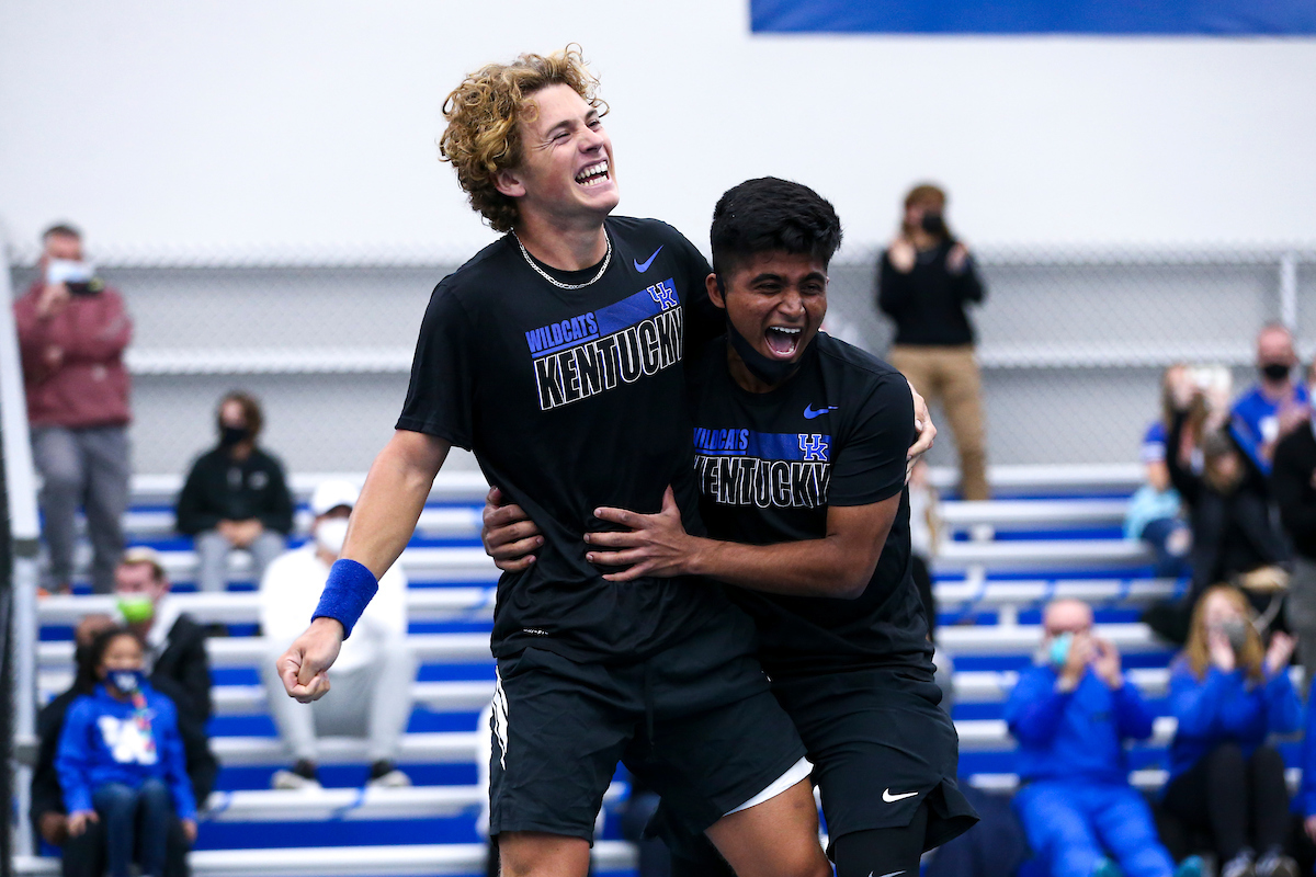 Liam Draxl, Heman Nama.

Kentucky defeats South Carolina 4-2.

Photo by Grace Bradley | UK Athletics