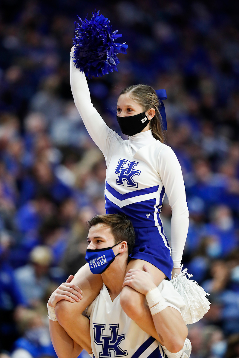 Cheerleaders.

Kentucky beat Missouri 83-56.

Photos by Chet White | UK Athletics