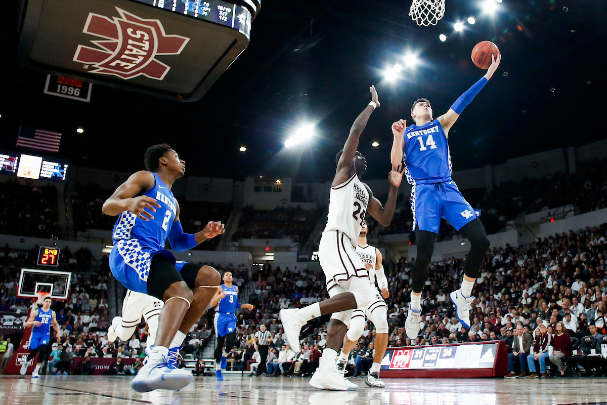 Tyler Herro.

Kentucky beat Mississippi State 71-67 at Humphrey Coliseum in Starkville, MS.

Photo by Chet White | UK Athletics