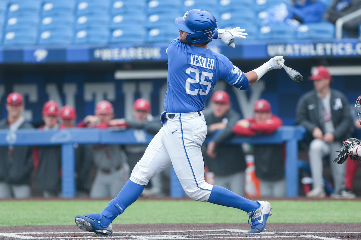 Coltyn Kessler.

Kentucky beats Alabama 5 - 2.

Photo by Sarah Caputi | UK Athletics