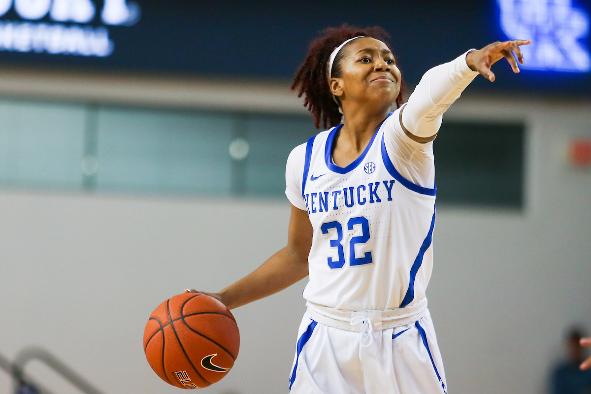 The UK women's basketball team falls to Texas A&M on Thursday, November 28, 2019.

Photo by Hannah Phillips | UK Athletics