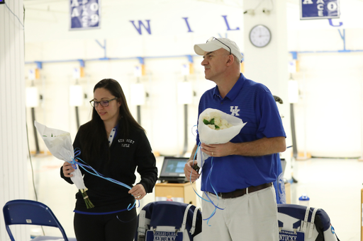 Rena Goodwin. Harry Mullins.

UK Rifle hosts Morehead State on Senior Day.

Photo by Quinn Foster | UK Athletics