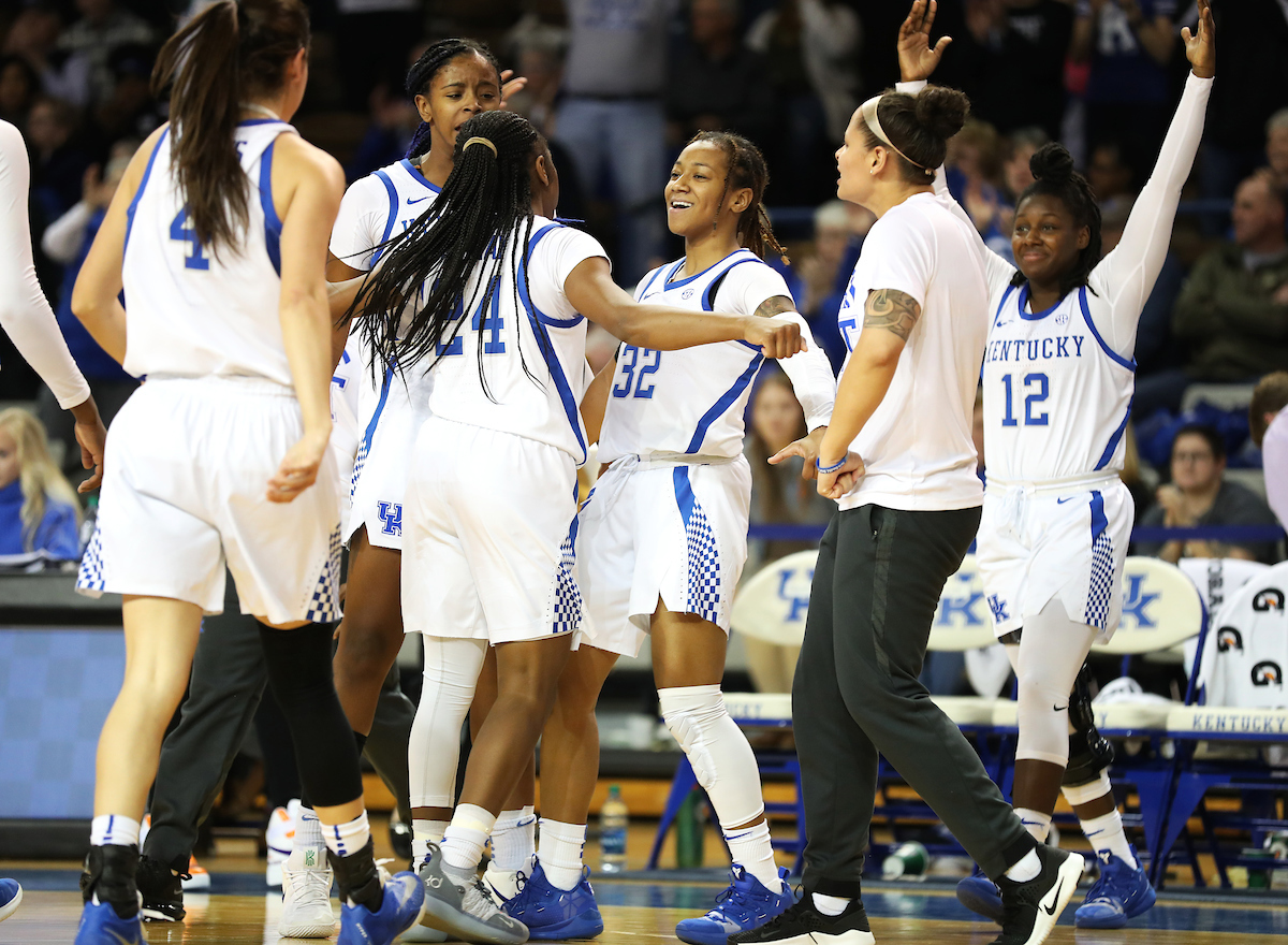 Jaida Roper, Taylor Murray

The UK Women's Basketball team beats Mizzou. 

Photo by Britney Howard  | UK Athletics