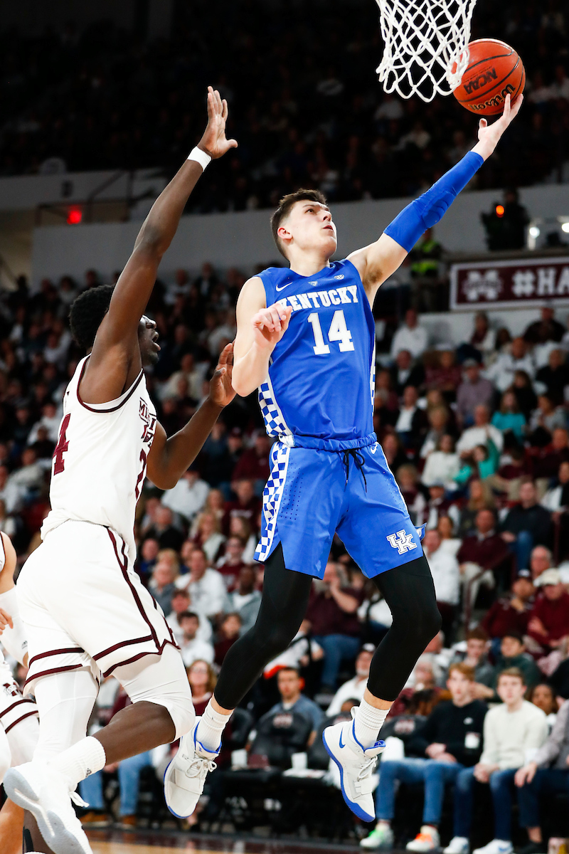 Tyler Herro.

Kentucky beat Mississippi State 71-67 at Humphrey Coliseum in Starkville, MS.

Photo by Chet White | UK Athletics