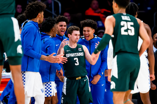 Zan Payne. Dontaie Allen.Immanuel Quickley.

UK beat Michigan State 69-62.

Photo by Chet White | UK Athletics