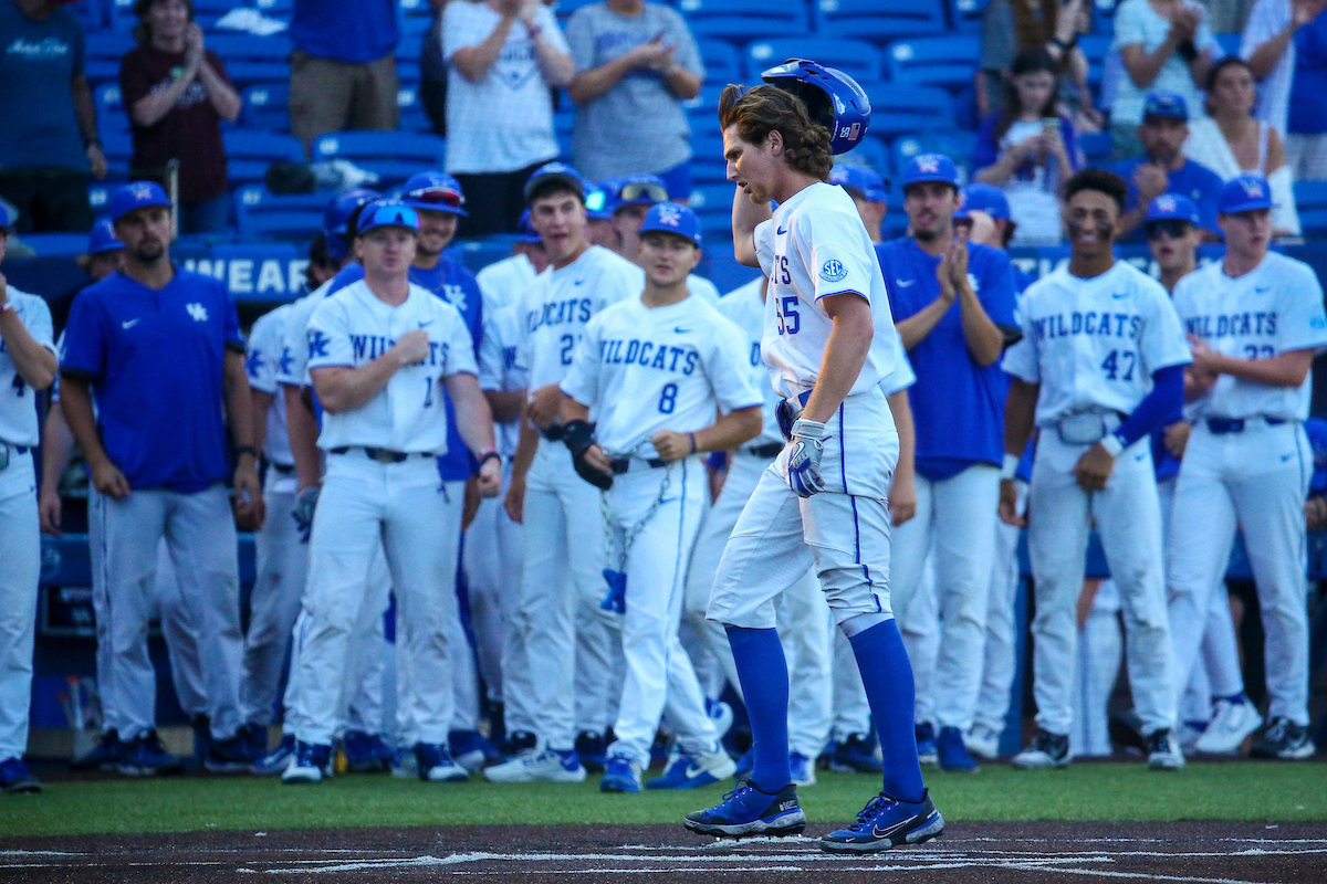 Adam Fogel.

Kentucky loses to Auburn 3-6.

Photo by Sarah Caputi | UK Athletics