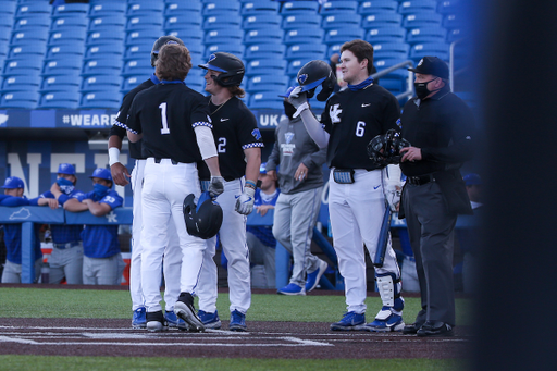 John Rhodes, Austin Schultz, and Reuben Church.

Kentucky vs Georgia State 16 - 0.

Photo by Sarah Caputi | UK Athletics