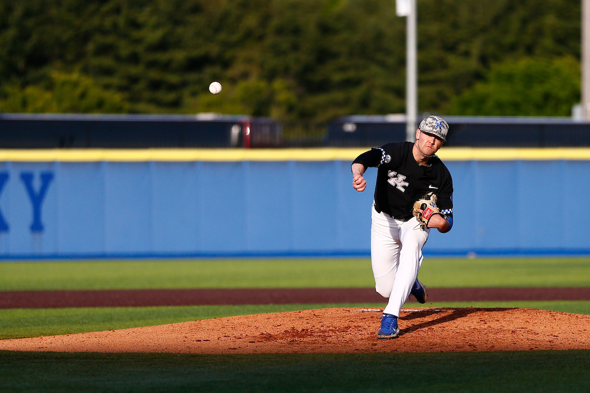 Cole Stupp. 

Kentucky falls South Carolina,12-6. 

Photo By Barry Westerman | UK Athletics