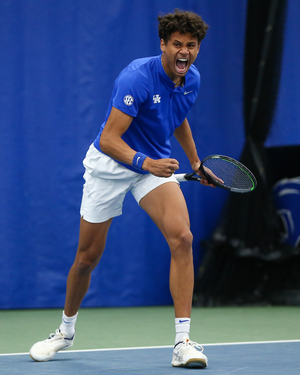 Gabriel Diallo.

Kentucky defeats Tennessee 4-3.

Photo by Tommy Quarles | UK Athletics